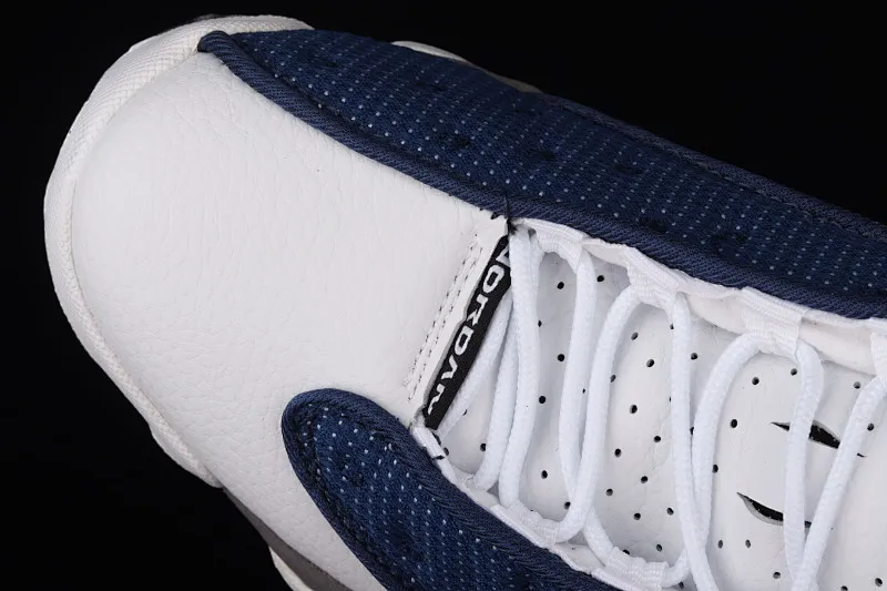 All categories Air Jordan Jordan series basketball shoes Air Jordan 13 G version Air Jordan 13 Flint GIGI AJ13 Joe 13 white blue navy blue 415171-404